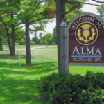 Alma welcome sign